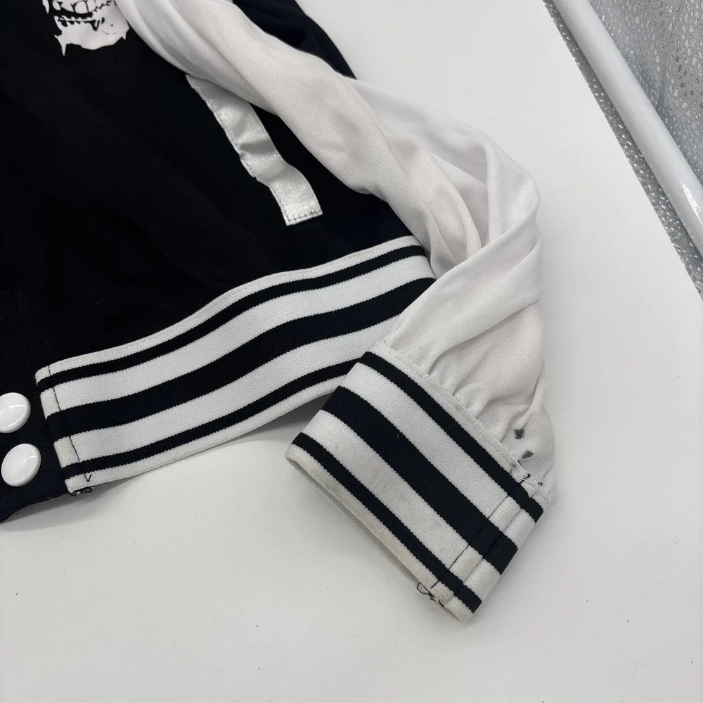 Girls Skeleton Scare Squad Halloween Costume Skirt And Jacket Medium‎ 8 To 10
